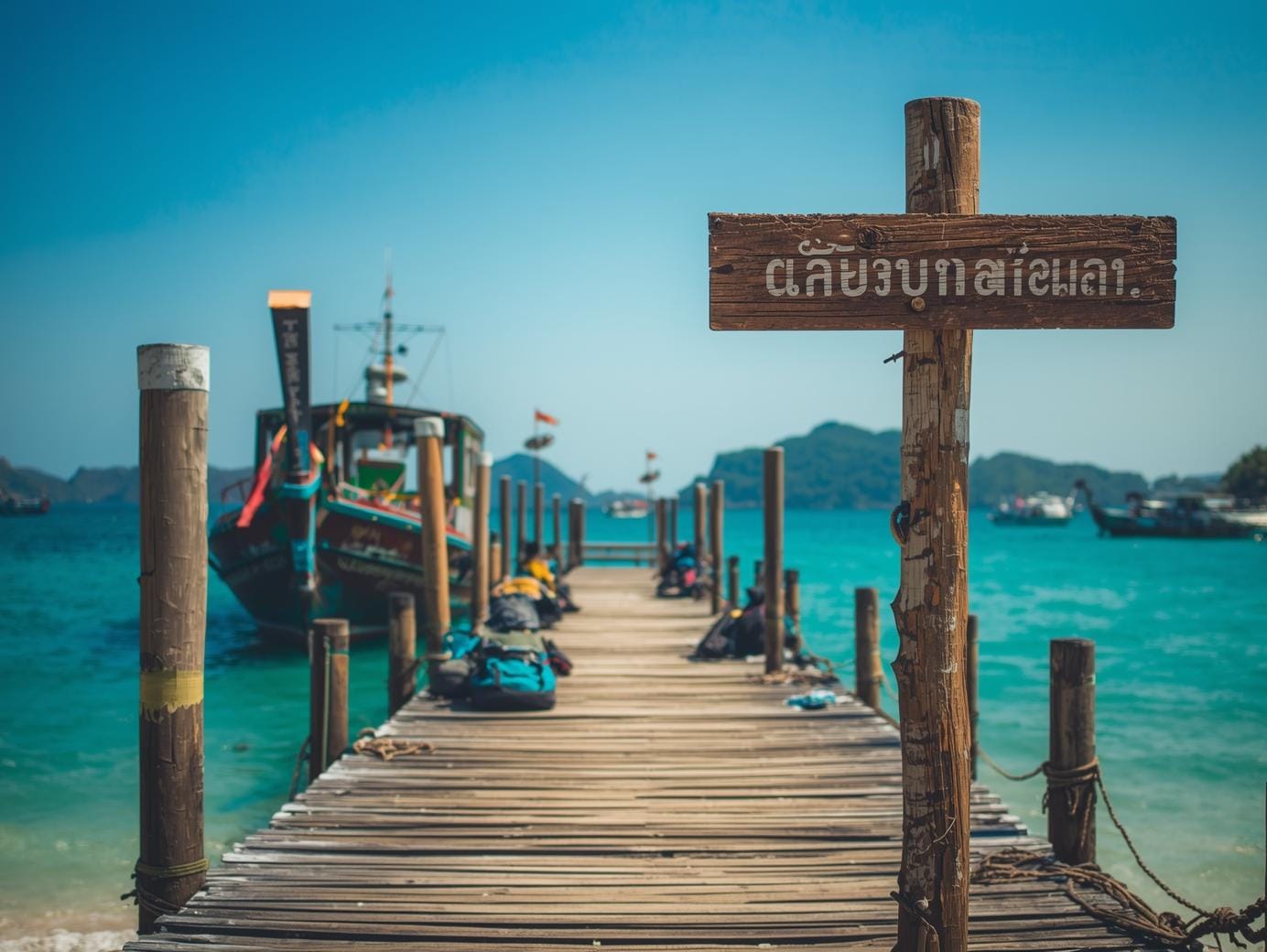 Arriving on Ko Phayam’s rustic pier, where ferry boats from Ranong bring travelers to a world apart.