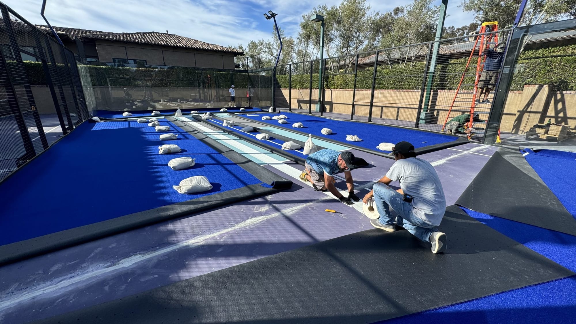 Construction of padel courts in Phuket