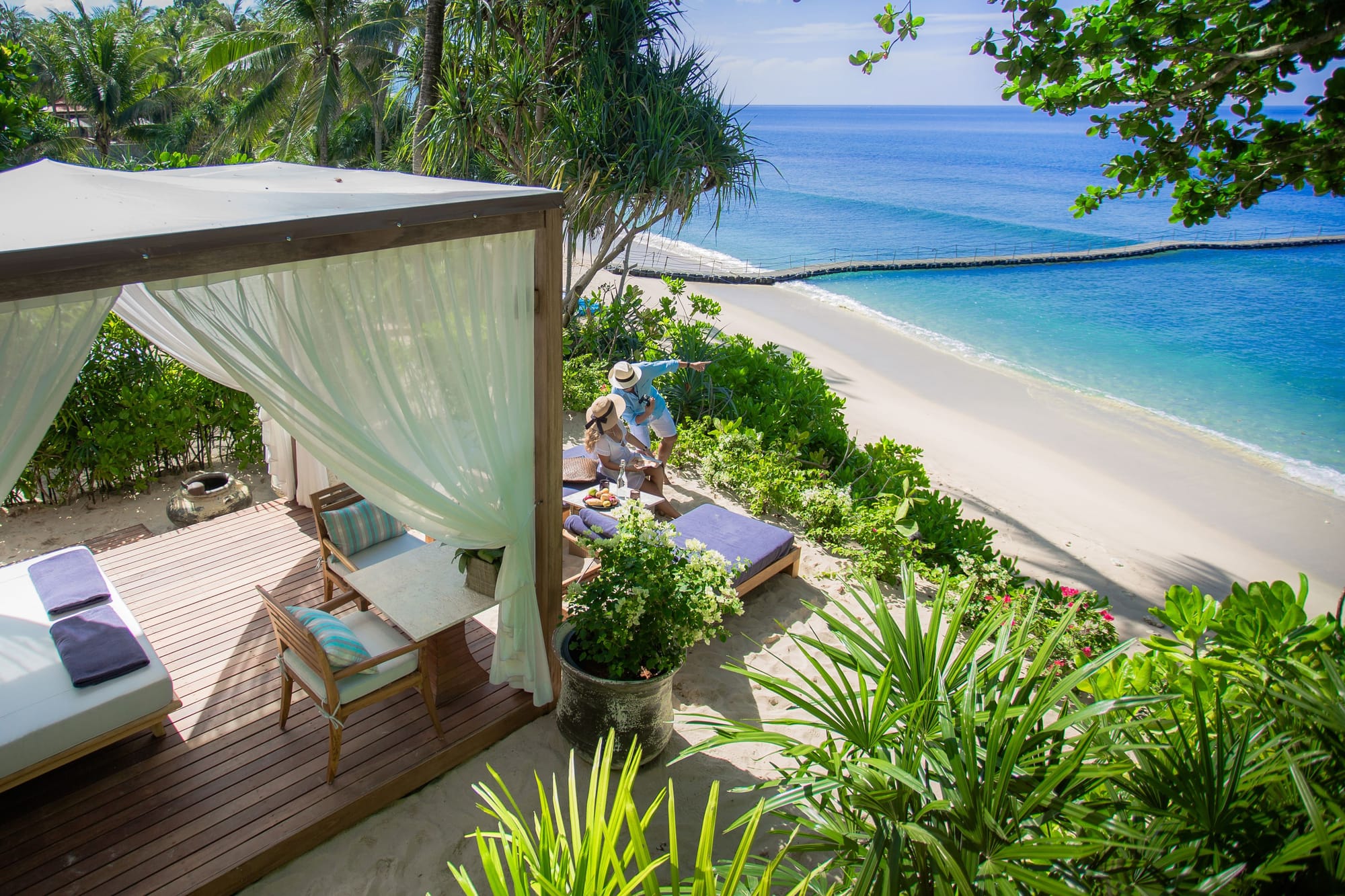 Trisara offers private pool villas overlooking the Andaman Sea