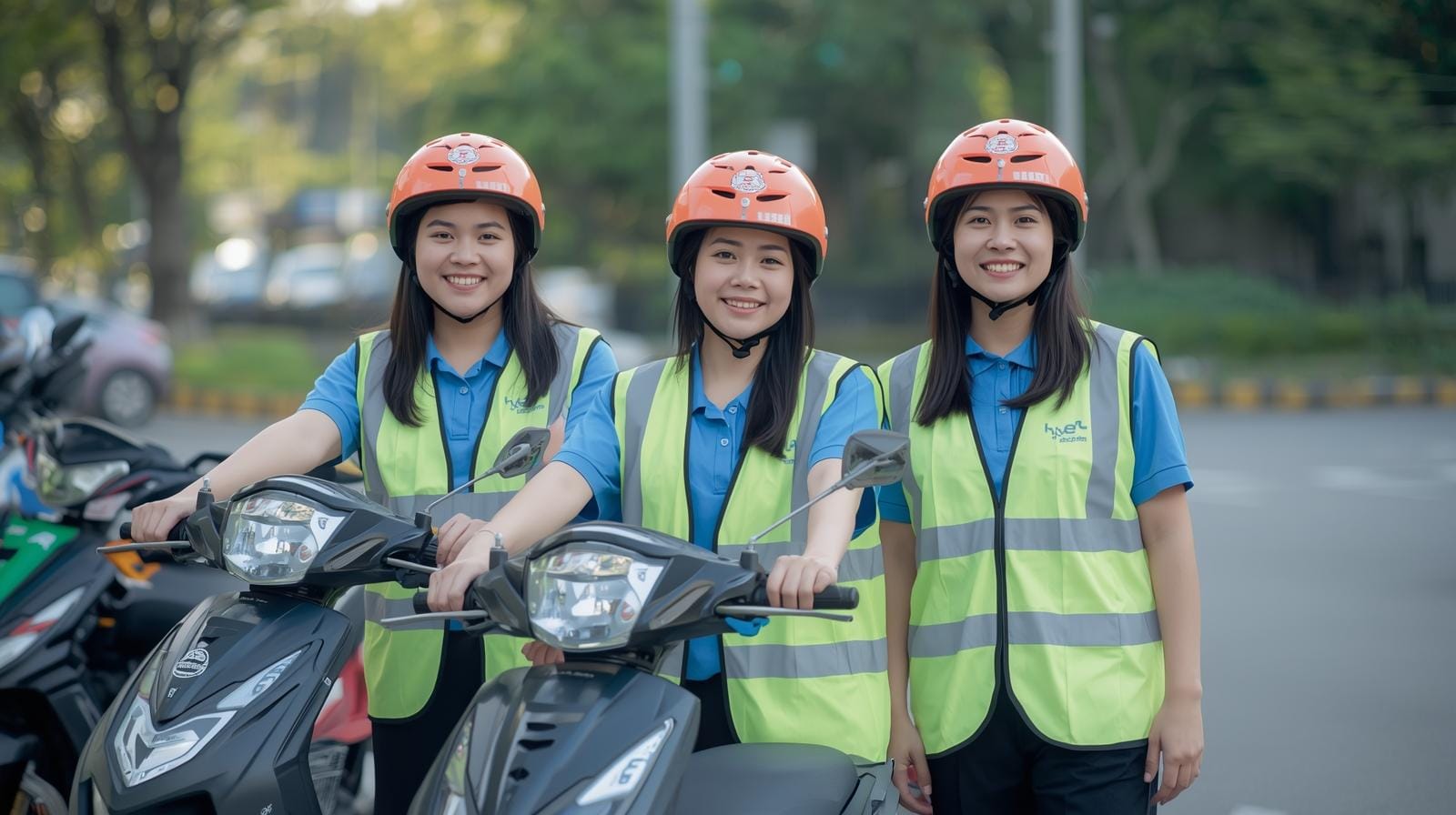 Young riders in Chiang Mai taking part in a road safety awareness event. Grassroots education and community engagement, especially among youth, are planting the seeds for a safer driving culture in Thailand’s future.